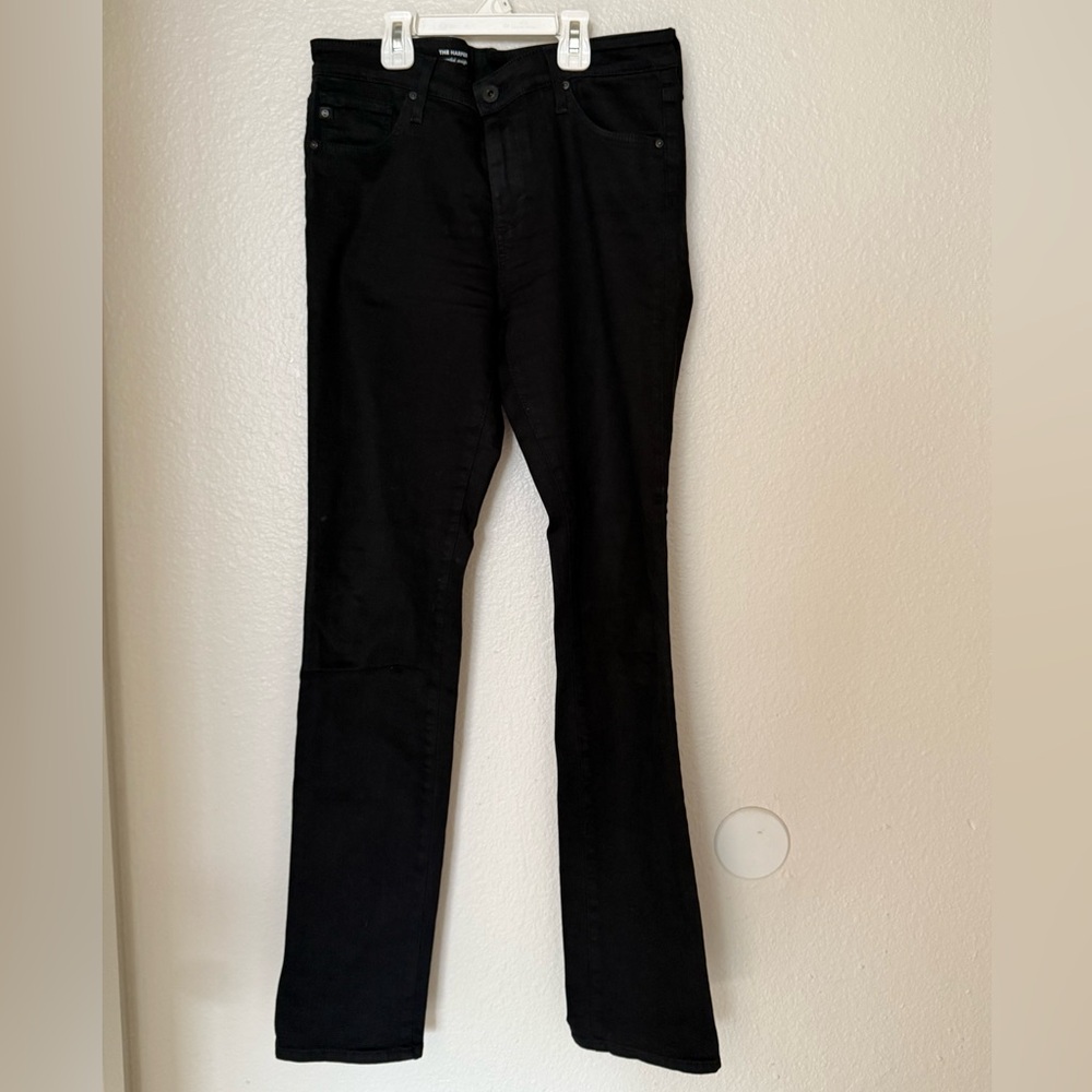 Adriano Goldschmied Black ‘The Harper’ Straight-Leg Jeans 28R